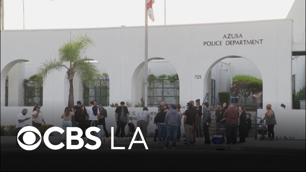 Man found dead in Azusa police patrol car parked in front of station