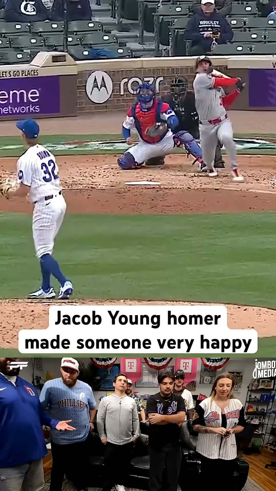 Picking a Jacob Young homer with a Nats win is making someone very happy