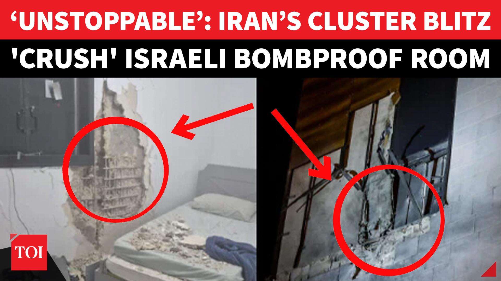 'Bombproof room shattered': Iran’s cluster storm tears through Israel’s ...