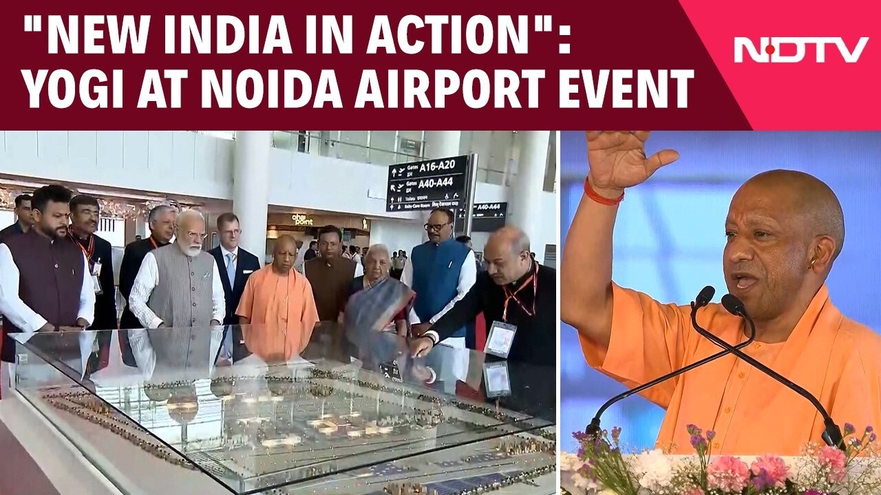 Noida Airport | Yogi Adityanath hails PM Modi at Jewar Airport launch ...