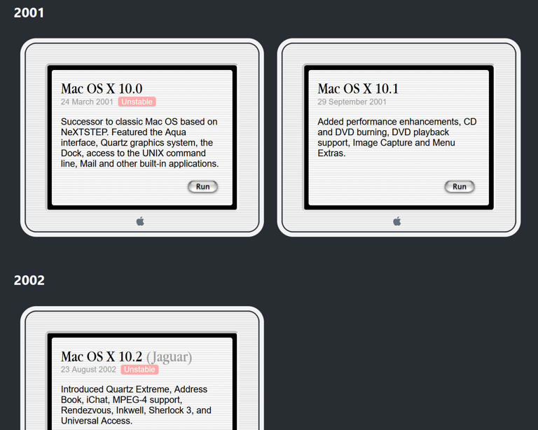 Apple’s Mac OS X turns 25, has prospered across three hardware ...
