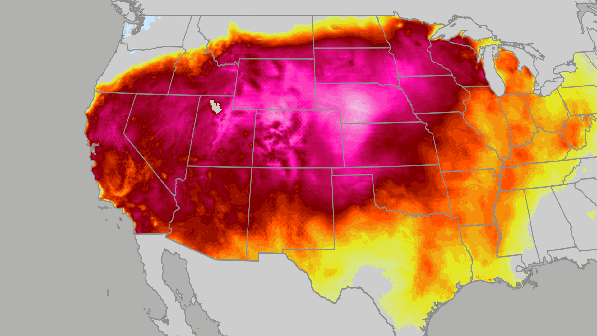 More record heat for southwest, central plains next week