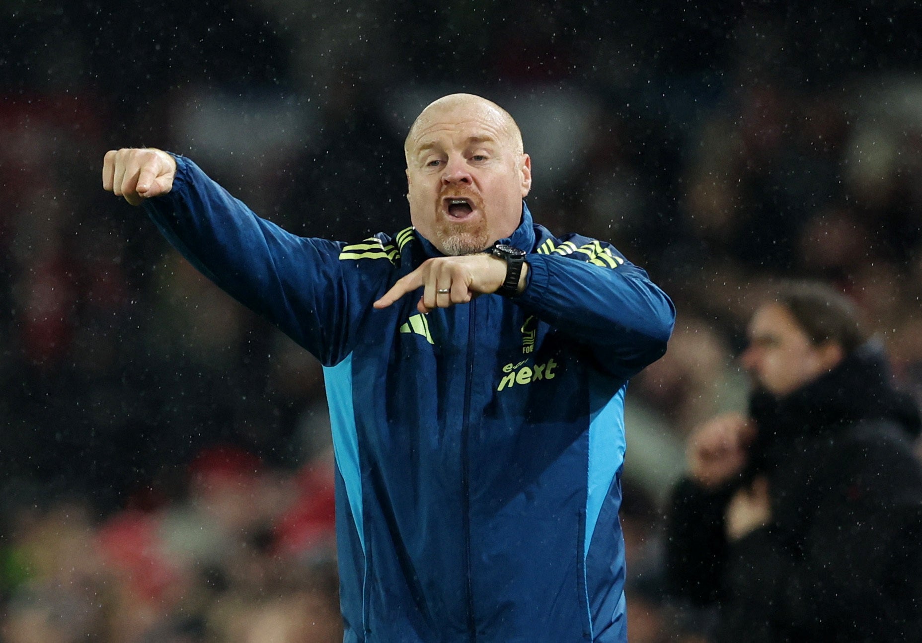 Dyche laughs off Spurs speculation: 'I'm having a pint of Guinness'