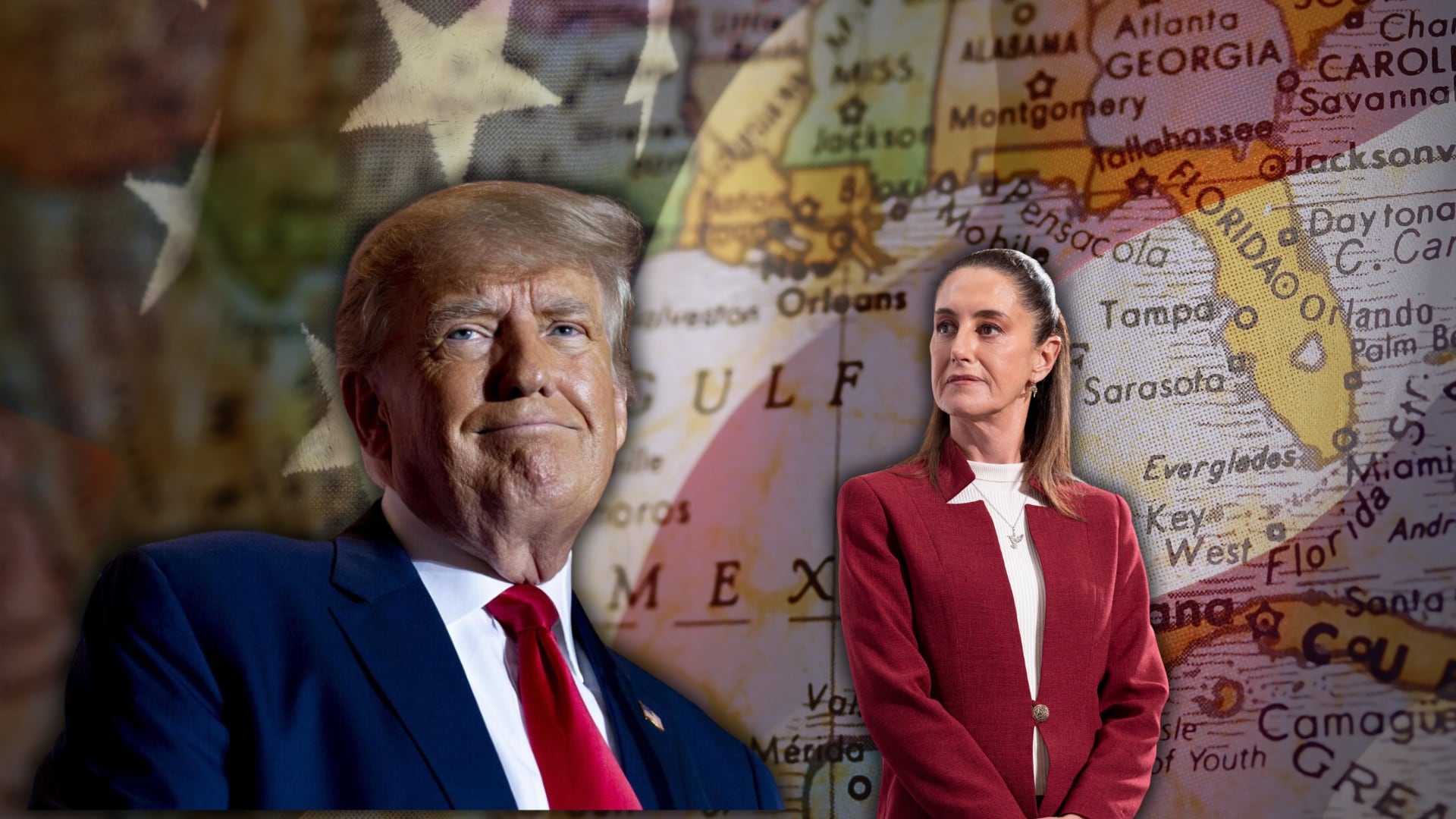 Donald Trump acusa a México de estar controlado por cárteles y propone cambiar nombre del Golfo de México a "Golfo de América". Foto: Especial
