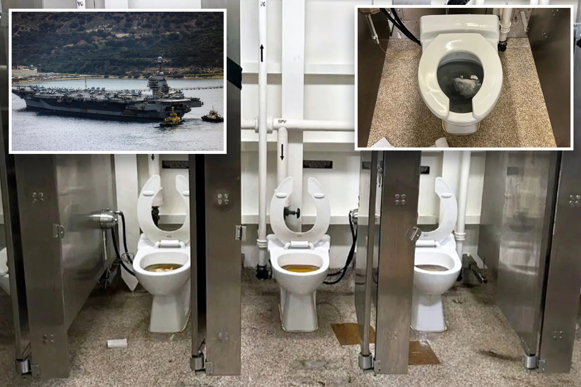 Clogged toilets, charred laundry, sailors sleeping on the floor: Snafus ...