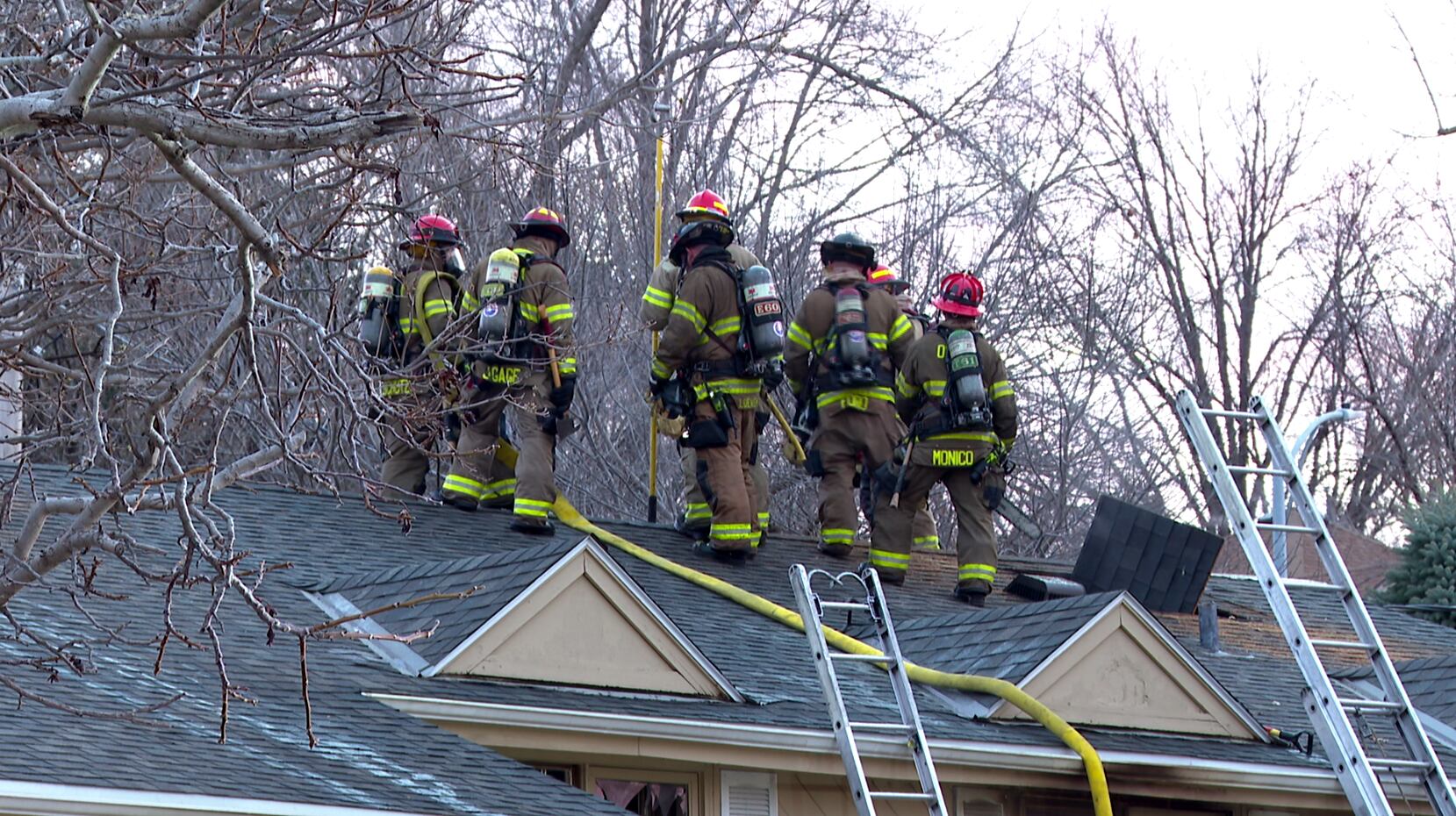 Crews battle early morning house fire in southwest Omaha