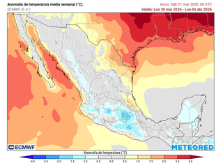 Semana Santa 2026 en México: menos caluroso que otros años por frente frío, aire polar, DANA y anticiclón con lluvias