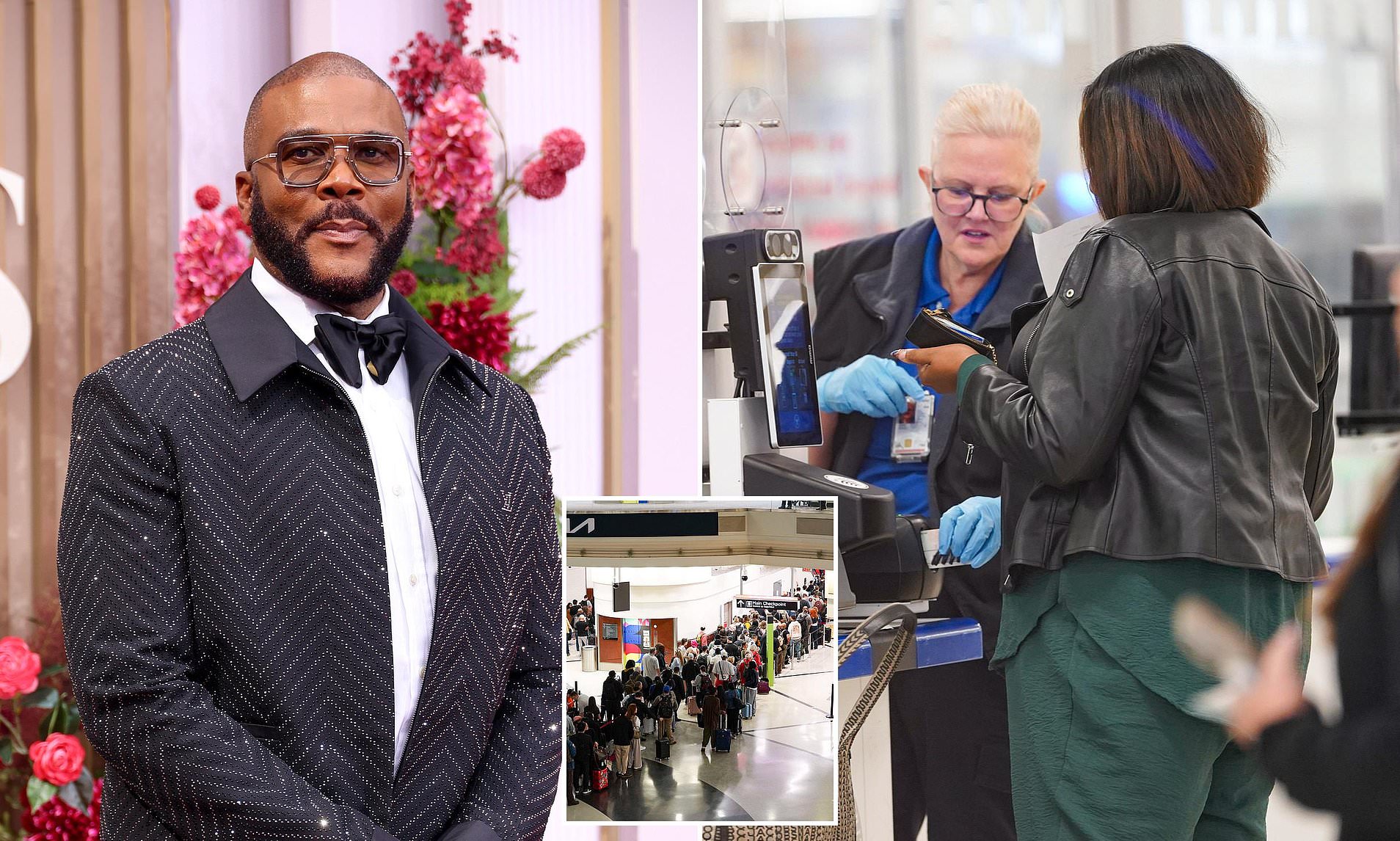 Tyler Perry gives unpaid TSA workers at Atlanta airport $250K in gift cards
