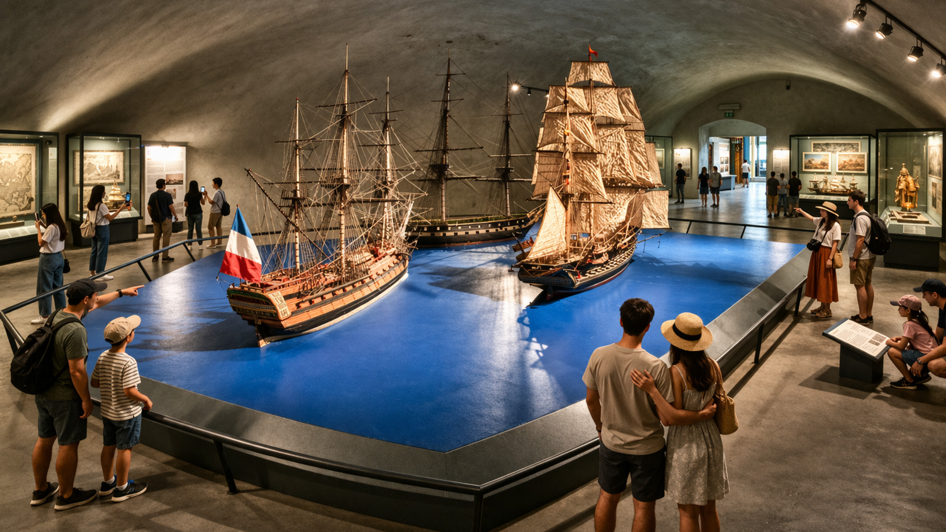 Exploring detailed ship models that tell real stories