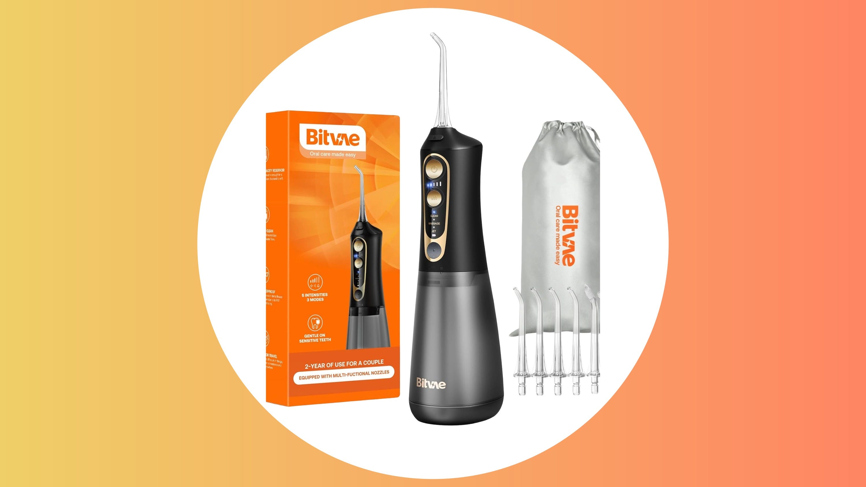Score this highly-rated water flosser for less than $19 at Amazon