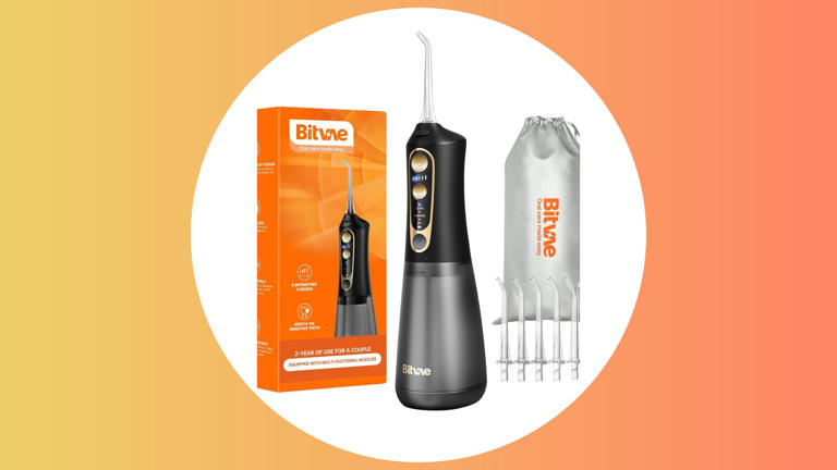 Score this highly-rated water flosser for less than $19 at Amazon
