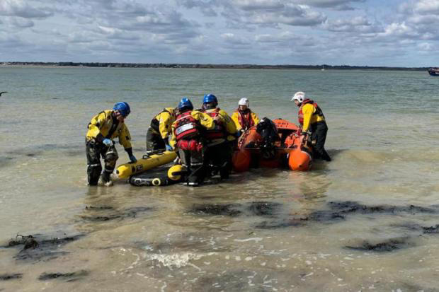 Person stuck in mud rescued by Yarmouth RNLI