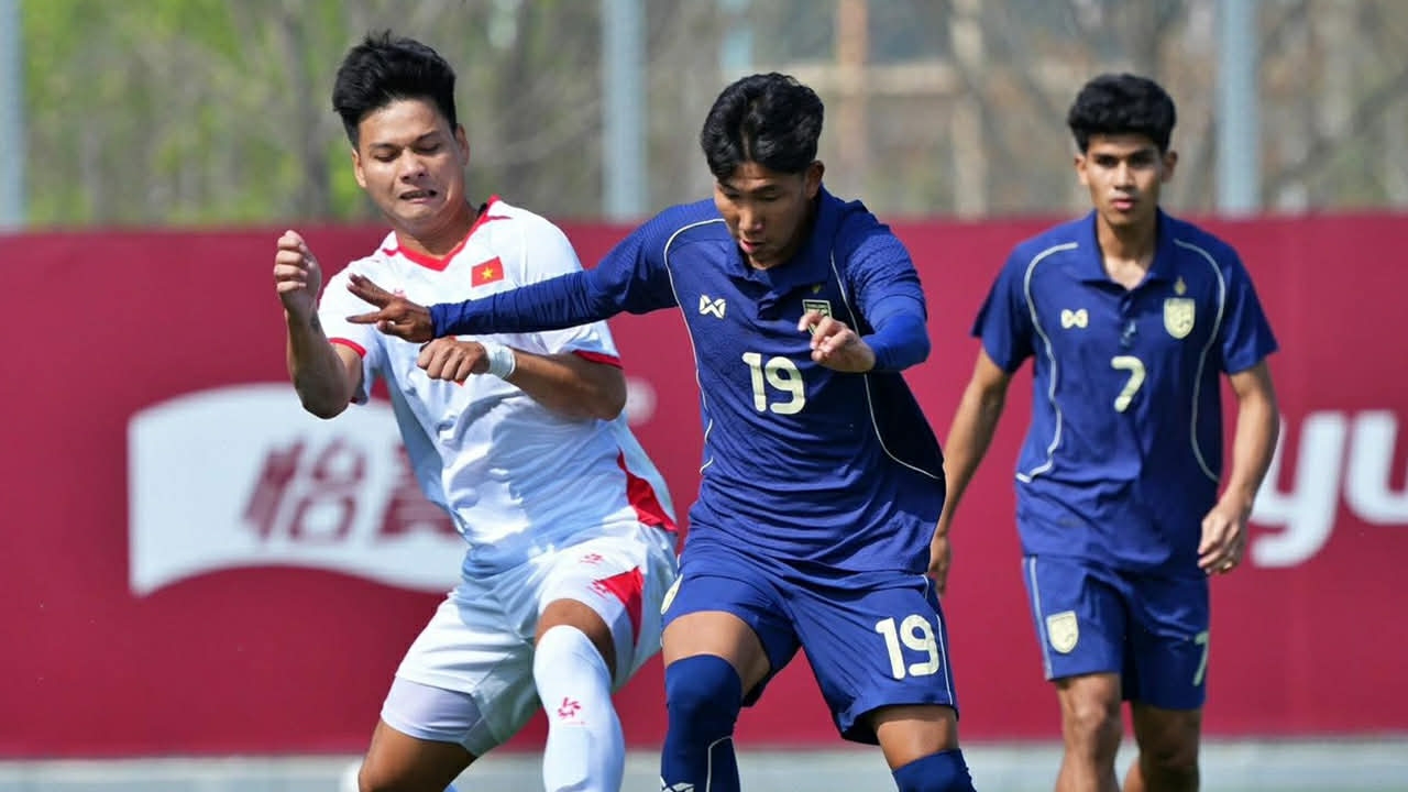 ผลบอลสด ทีมชาติไทย U23 ชนะ เวียดนาม U23 หวุดหวิด 1-0 ฟุตบอล "CFA Team China 2026" ที่จีน