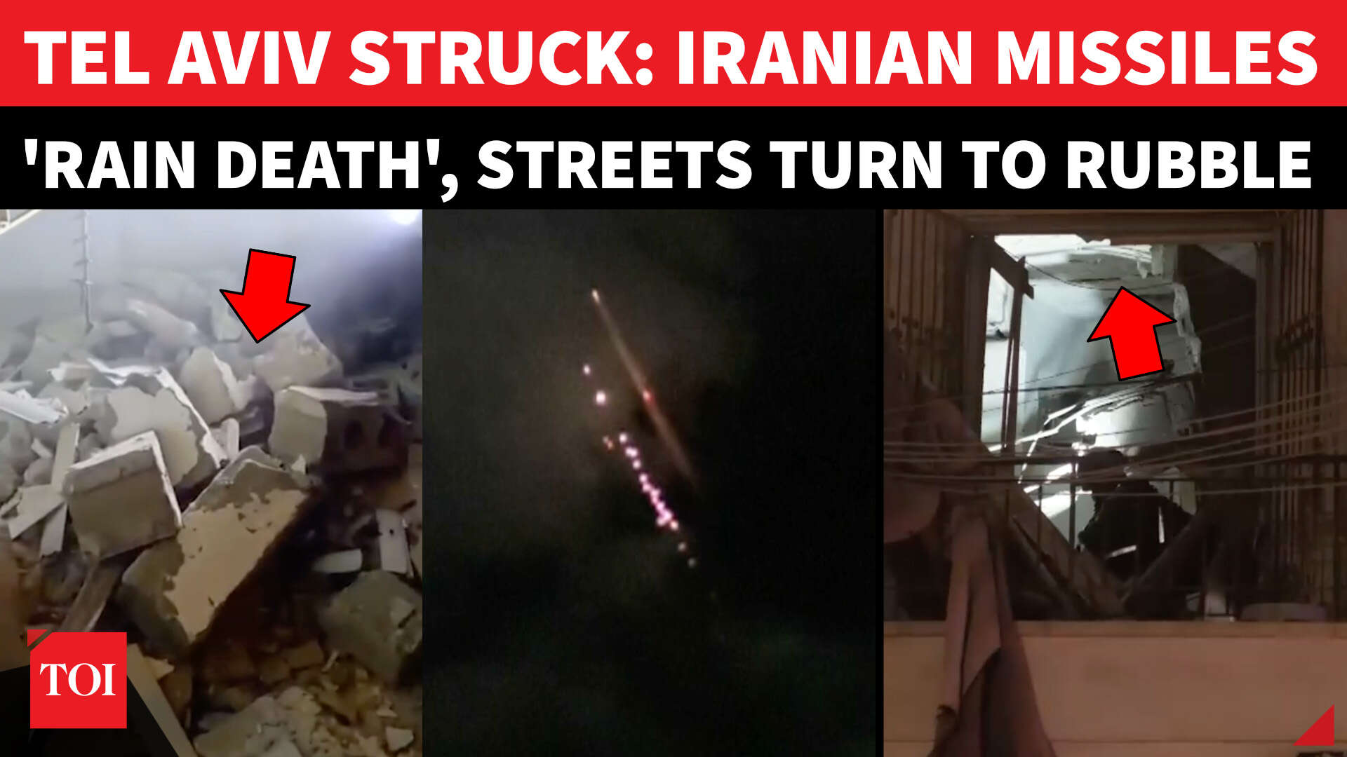 Iran missiles rip through Tel Aviv, deadly strikes escalate war as ...