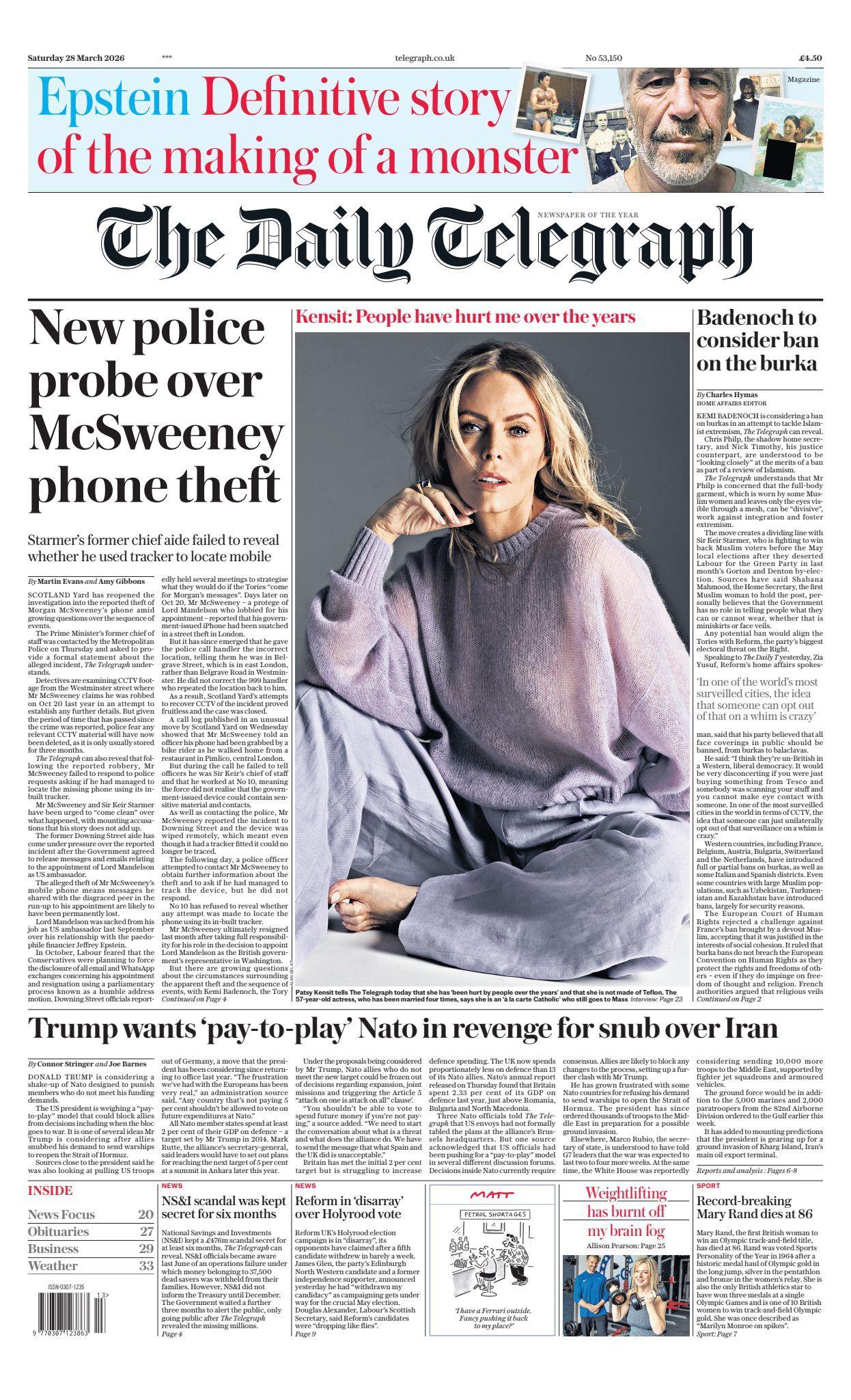 Scotland's papers: SNP 'cover up' claims and fuel shortage warning