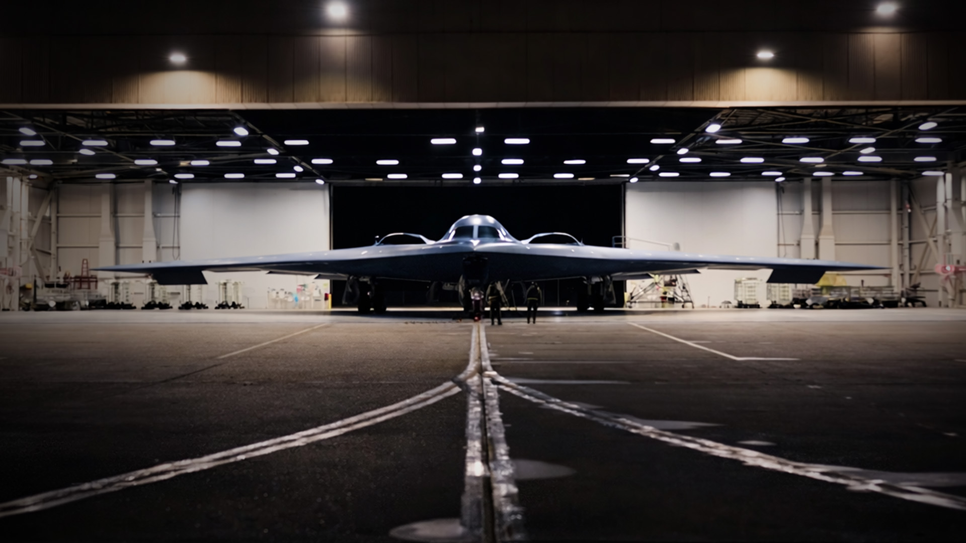 B-2 stealth bombers take off during Operation Epic Fury