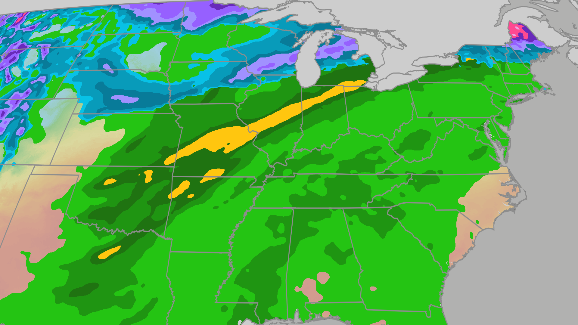 Pattern change ahead next week; rain, some snow expected