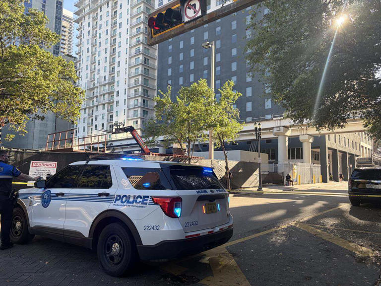 Argument in downtown Miami ends with officer shooting a man, police say