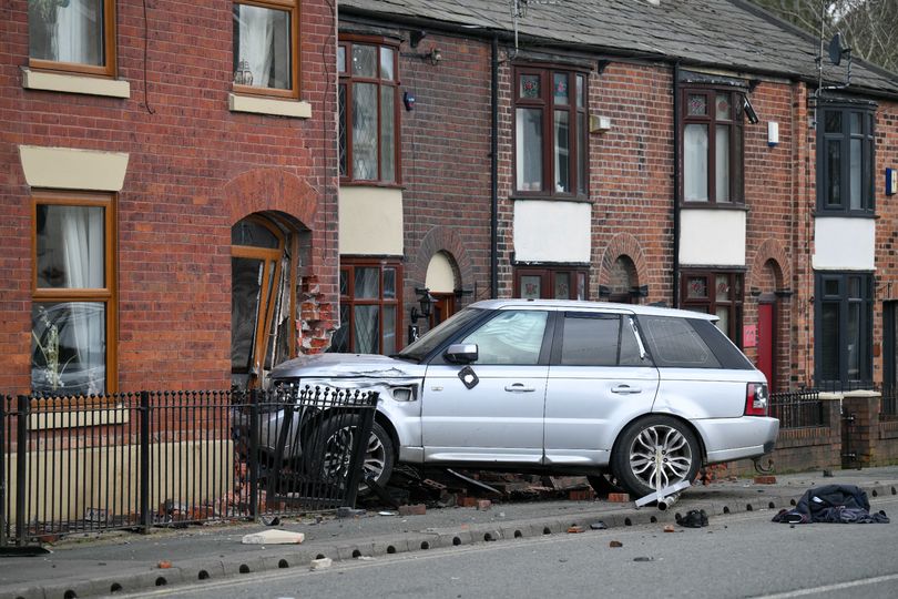 Range Rover crashes into house in Bolton