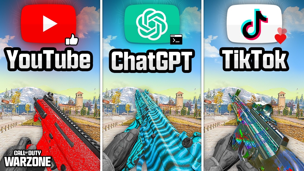 I tested TikTok vs ChatGPT vs YouTube loadouts! 🎮