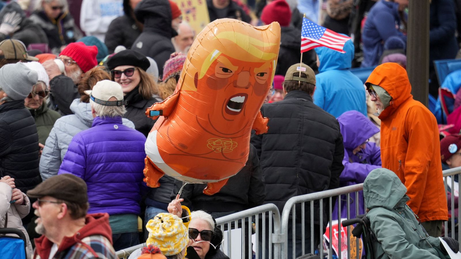 'No kings': protestas multitudinarias en EEUU y Europa contra Trump