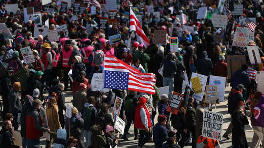 Pictures of No Kings protests today: Rallies against Donald Trump sweep ...