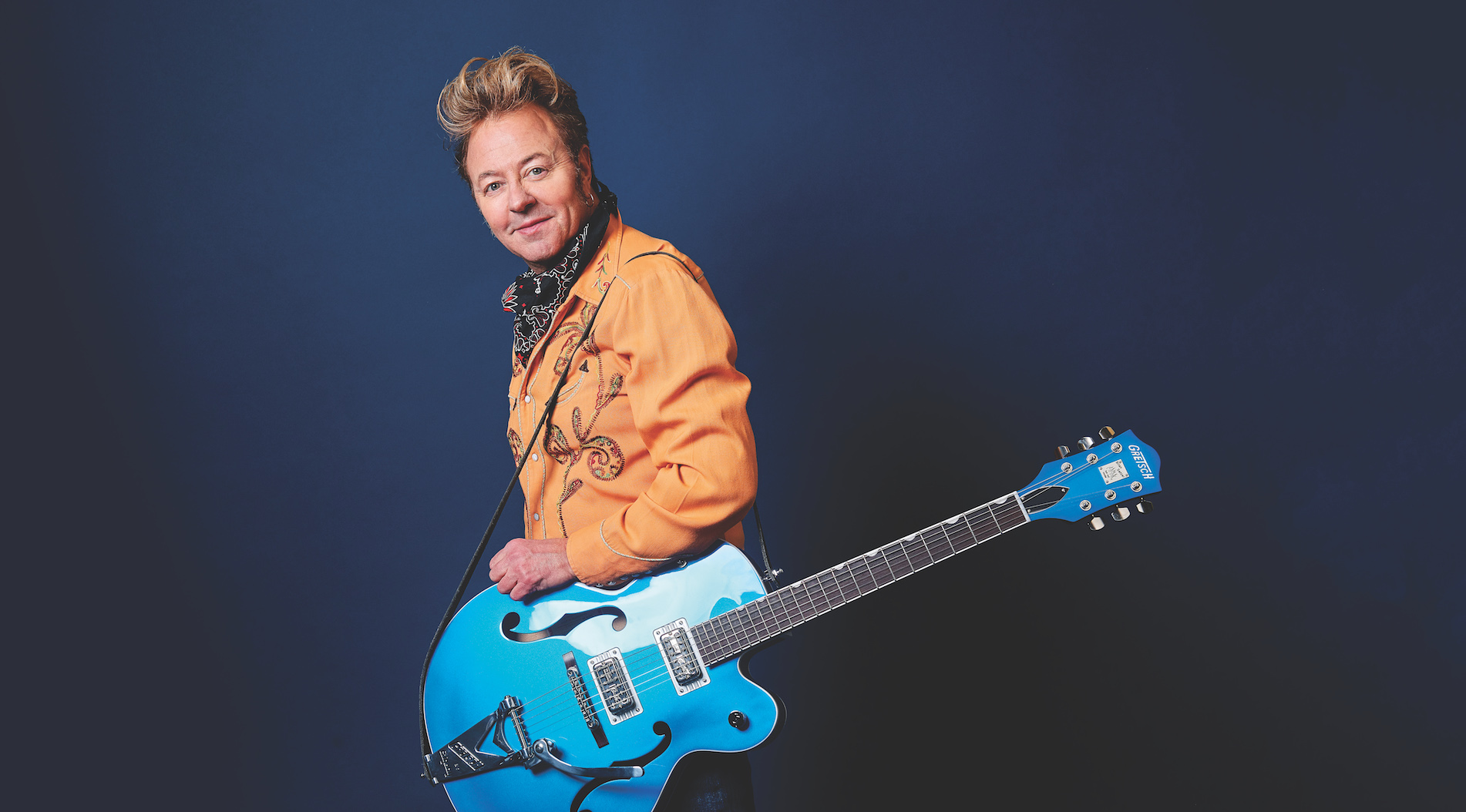 Brian Setzer recalls the day Keith Richards handed him his Les Paul