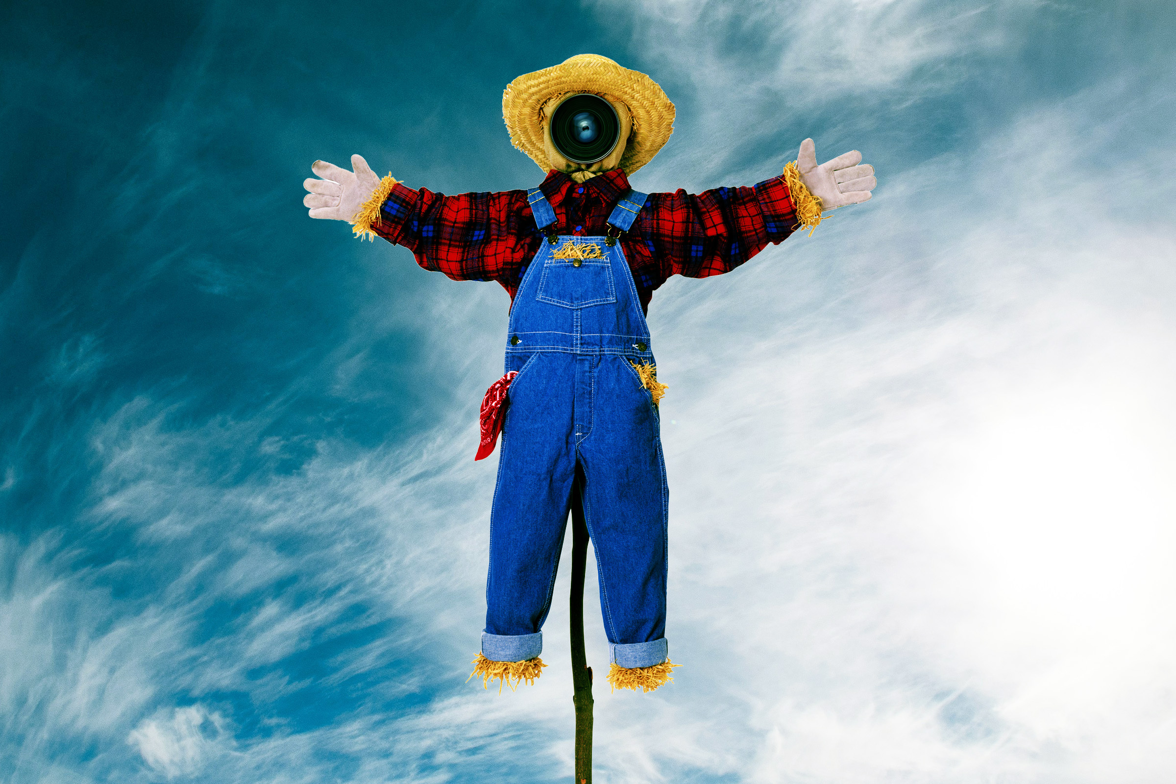Ominous surveillance scarecrows appearing across America