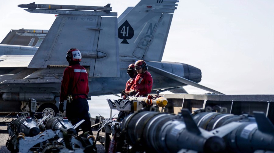 US sailors, Marines deployed amid Iran war reach region