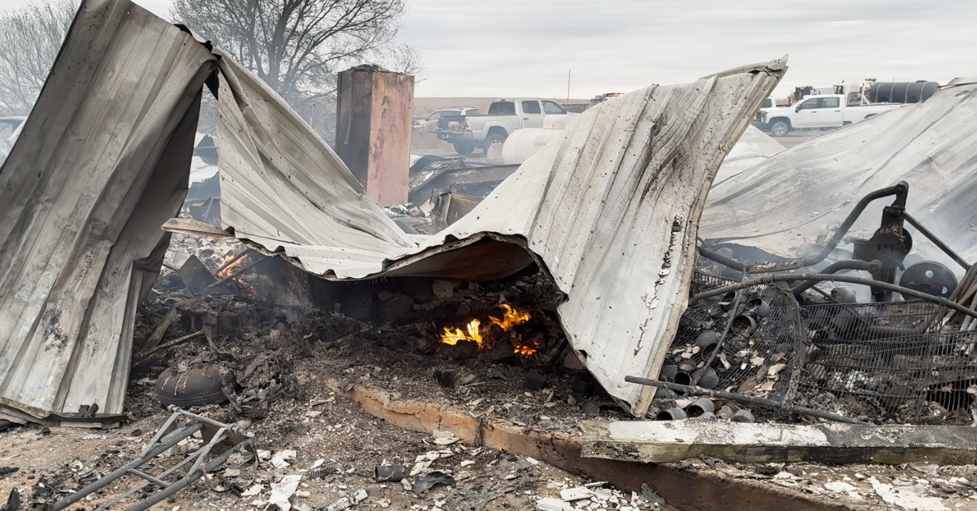 Old 66 fire in Quay County is under control