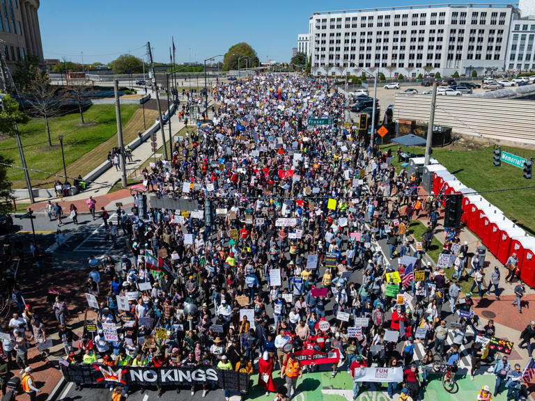 'No Kings' protests draw large crowds in cities, towns across US