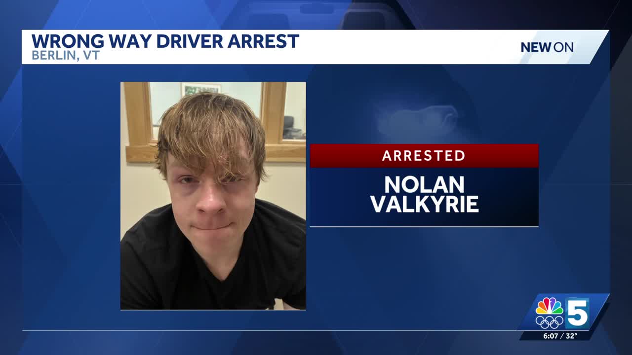 Driver arrested after going the wrong way on Interstate 89