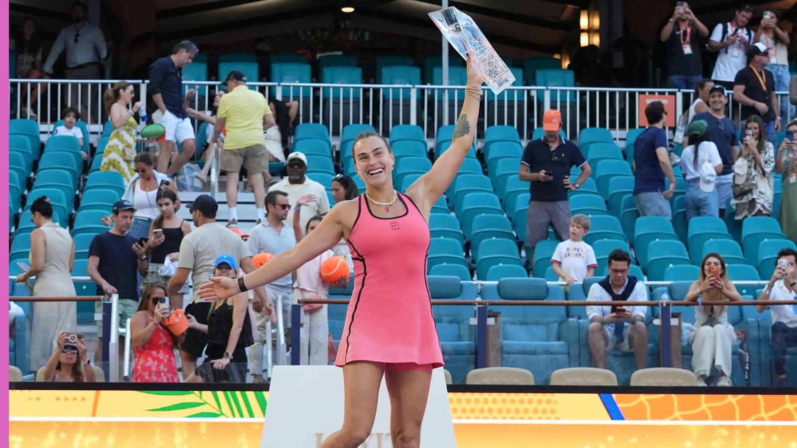 Top junior would beat Aryna Sabalenka in double quick time, claims ...