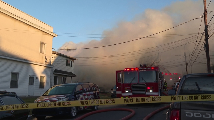At least one dead after a multi-home fire in Scranton