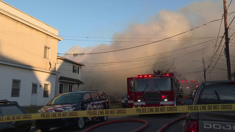 At least one dead after a multi-home fire in Scranton