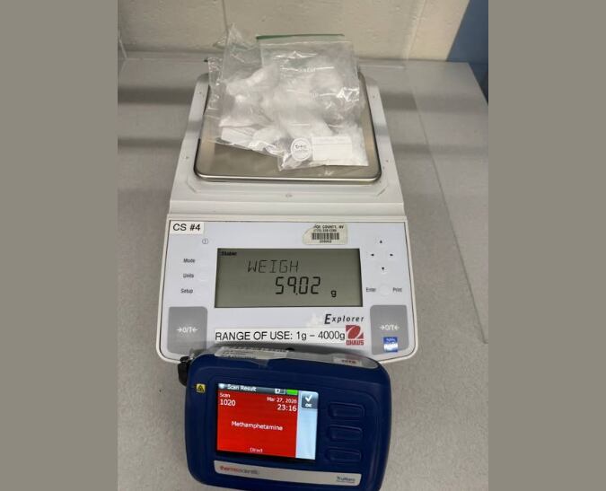 Sting nets arrest and confiscates more than 42 grams of meth