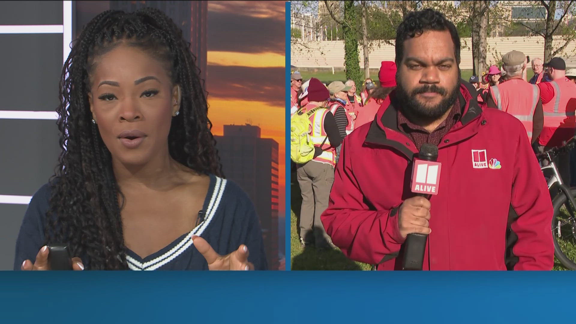 11Alive's Joe Ripley spoke with a group of military veterans at today's ...