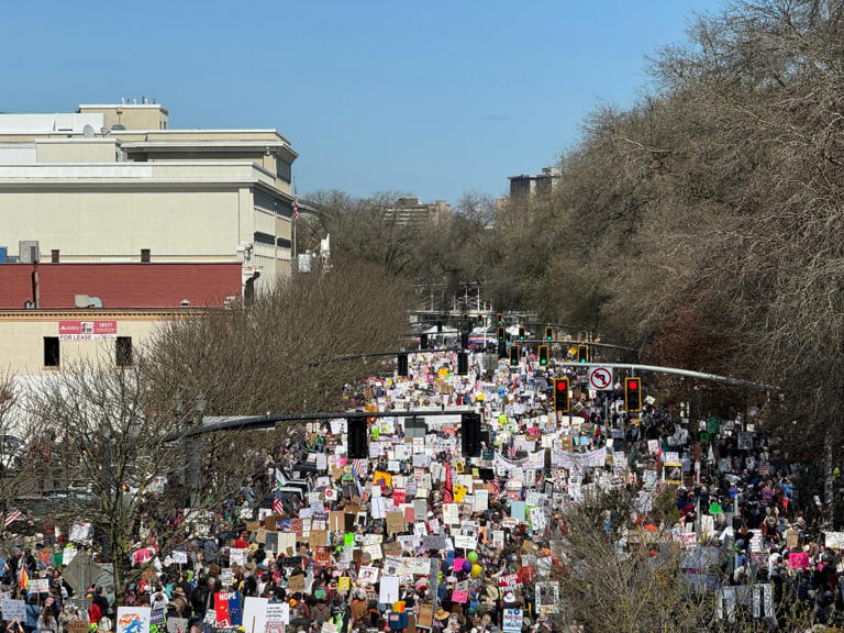 Photos: No Kings protests begin in Portland