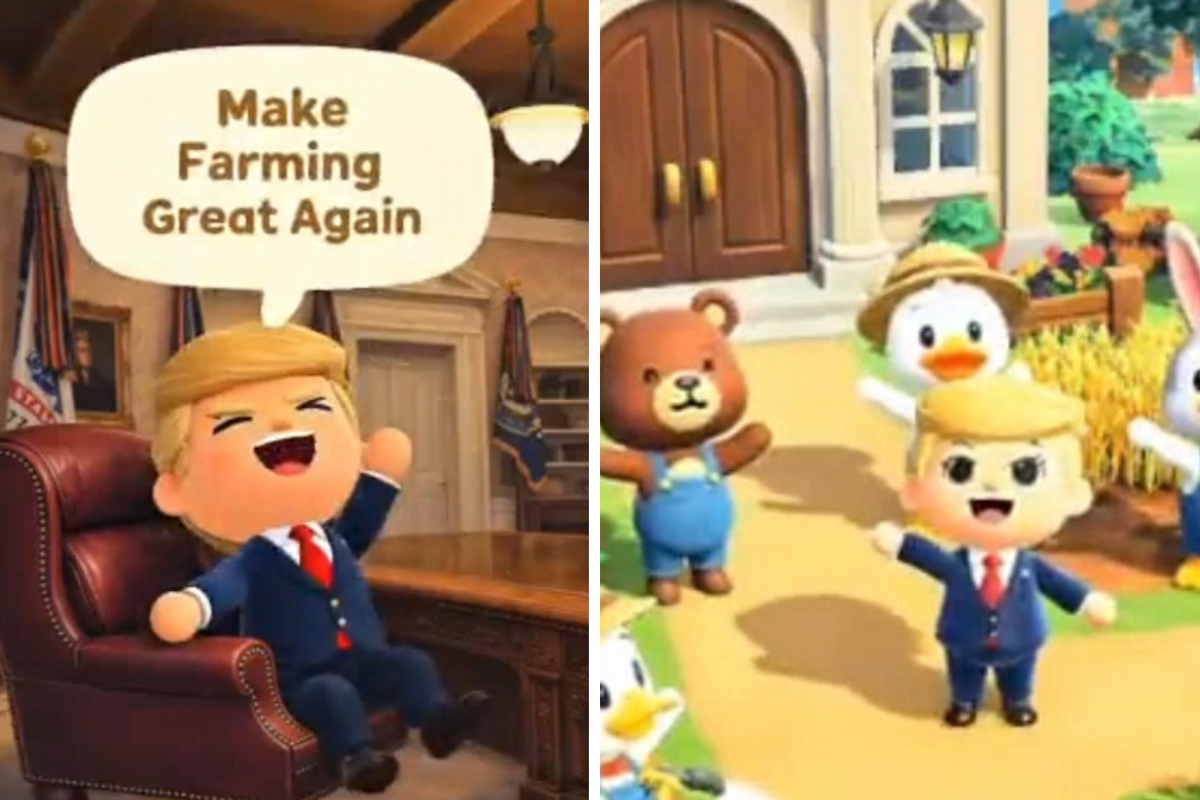 Trump depicted as Nintendo character in bizarre White House video