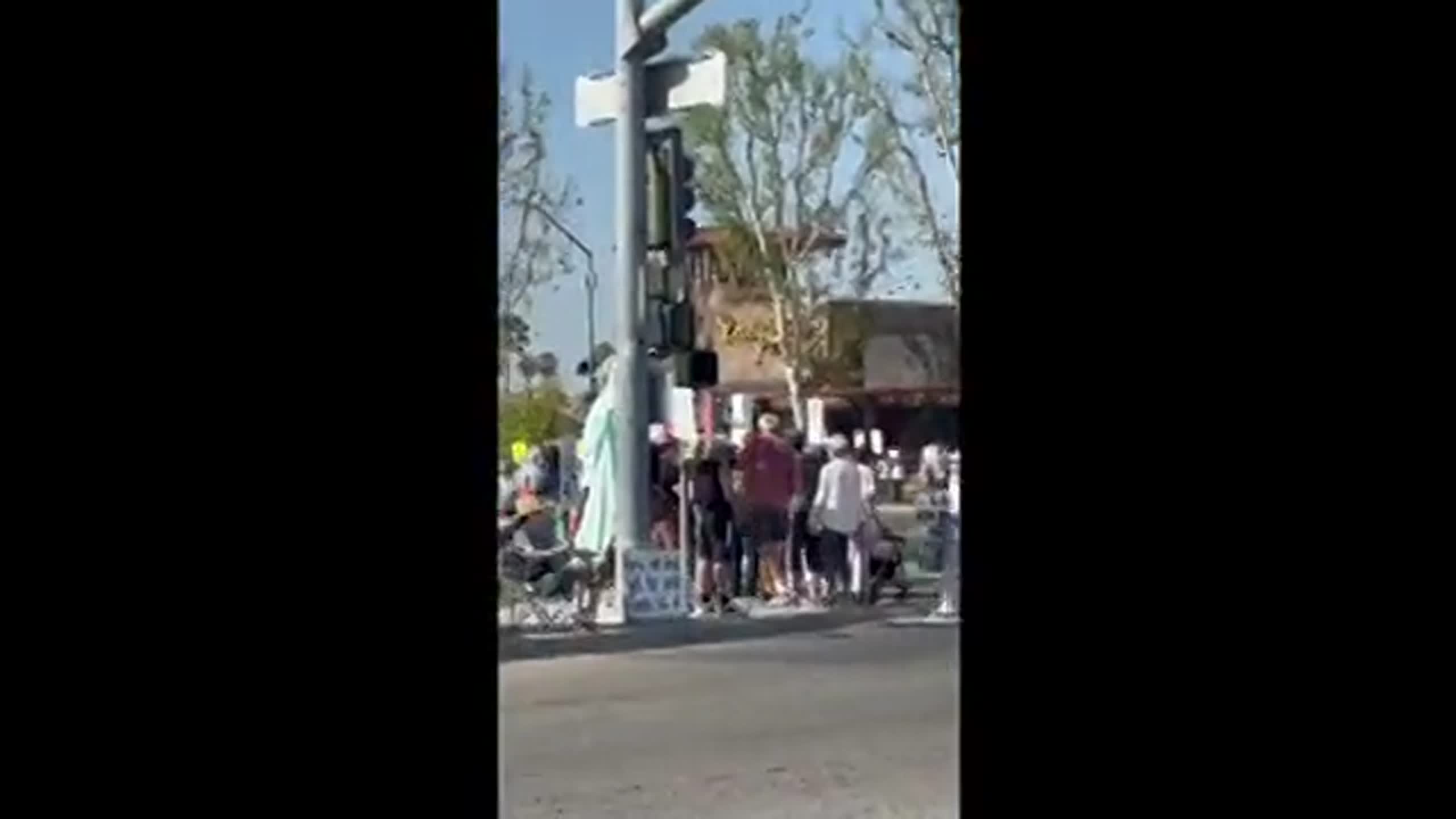 Video: Thousands gather for third "No Kings" protest at Fresno