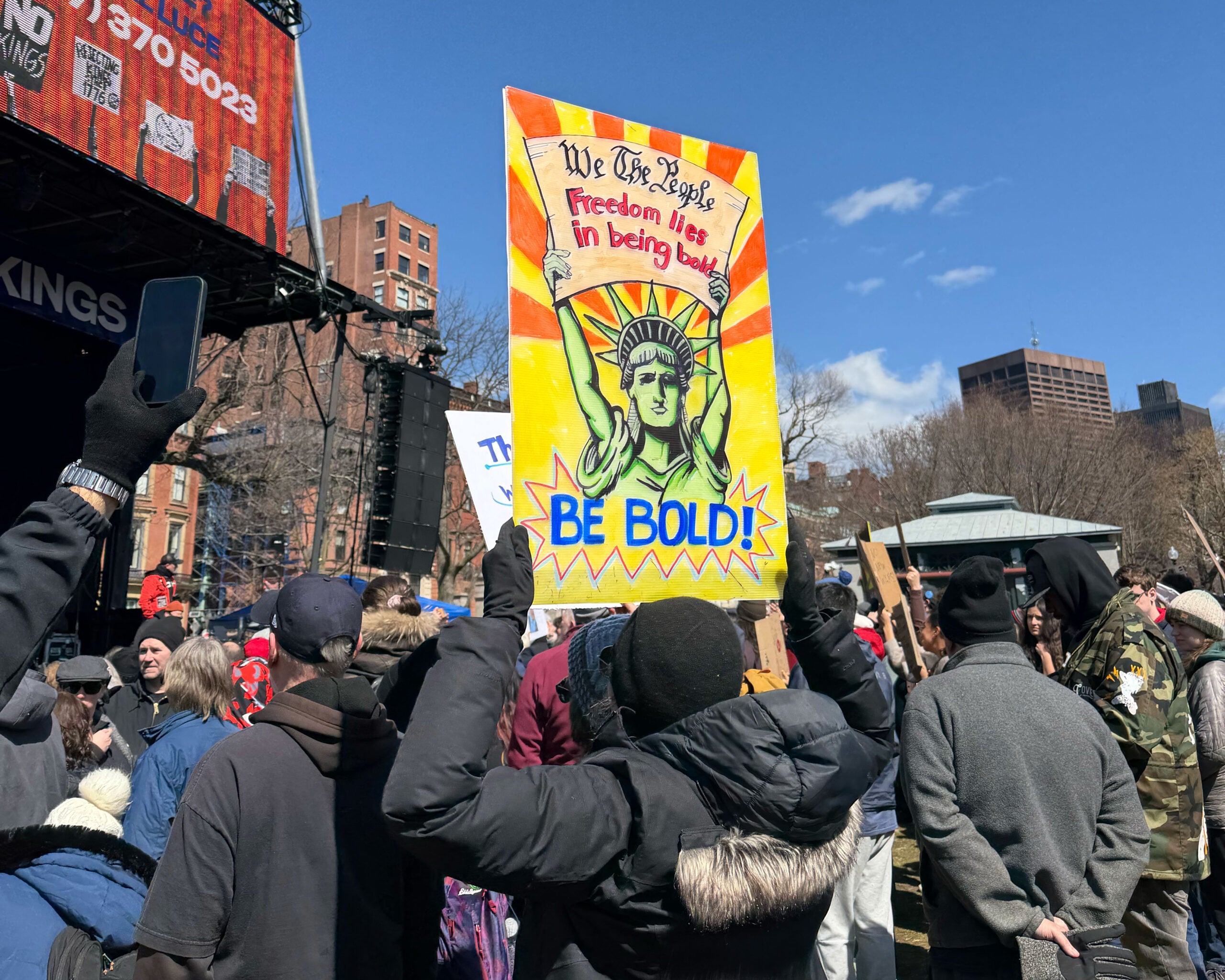 Photo scroll: Scenes from Boston’s 'No Kings' protest on March 28