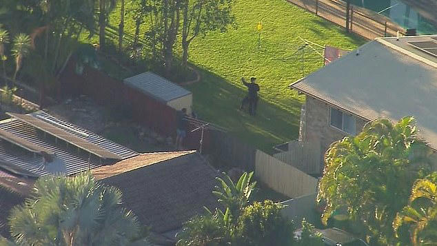 Urgent manhunt underway for shirtless man who allegedly rammed a police car