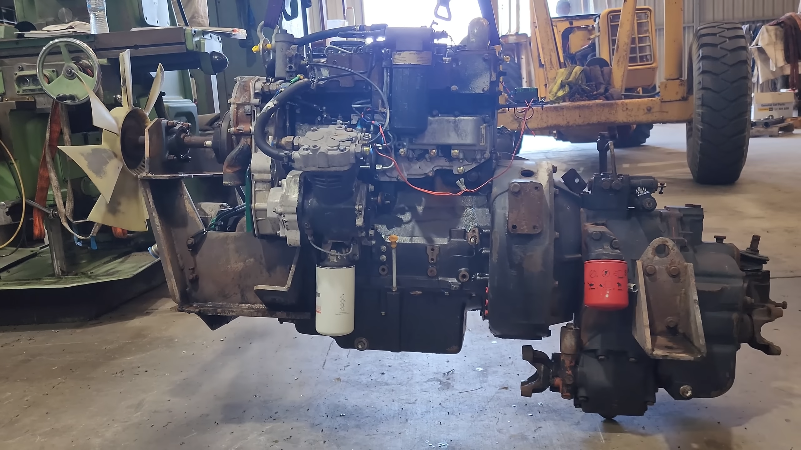 We opened the engine and found something unexpected
