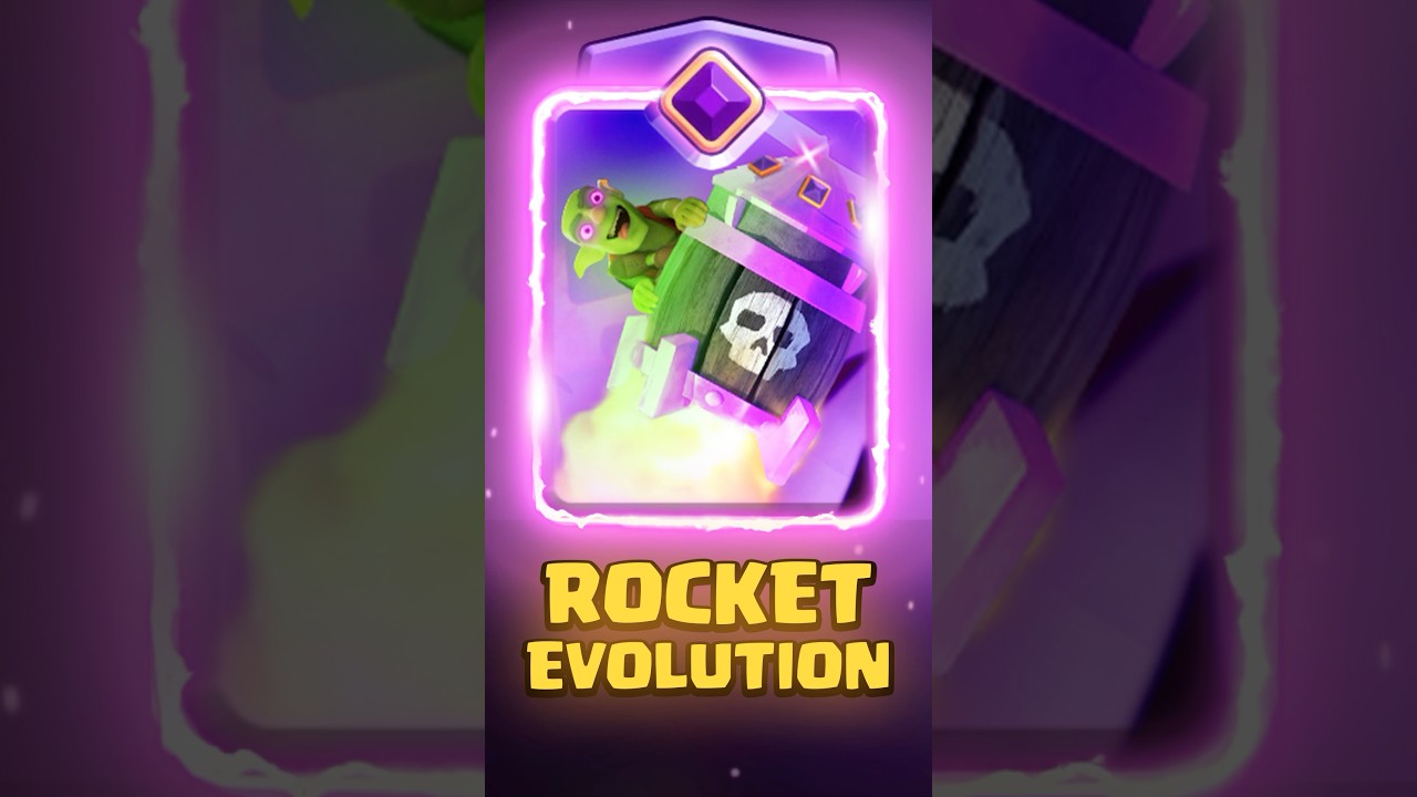 🚀Rocket evolution concept #clashroyale
