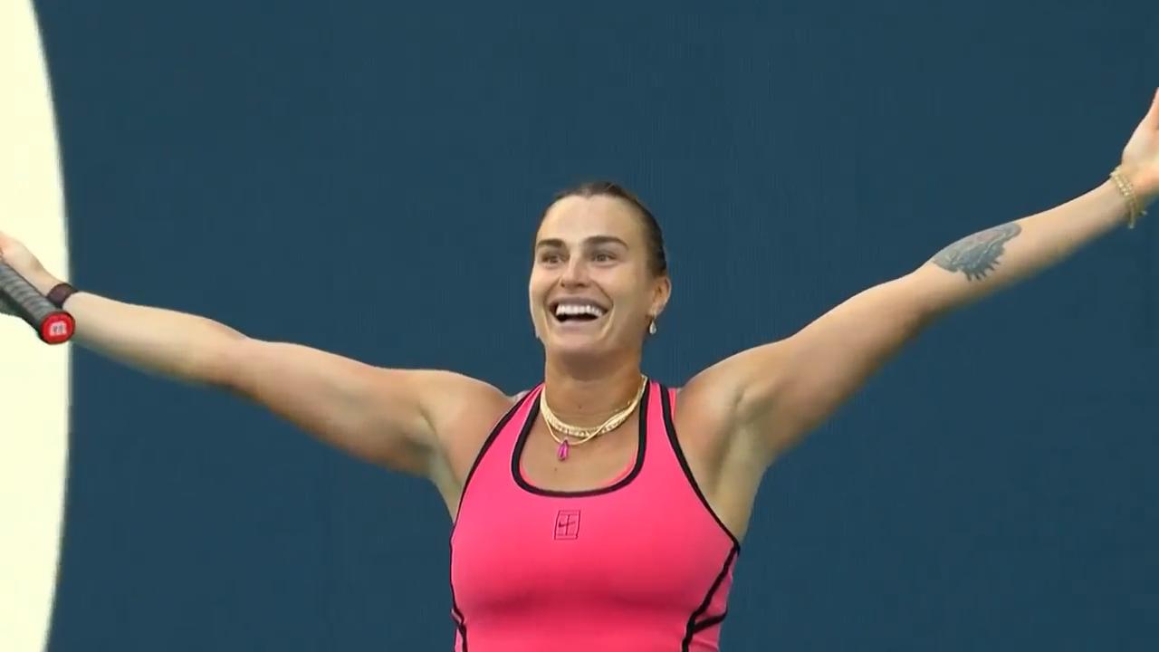 Sabalenka completes Sunshine double with win over Gauff in Miami final