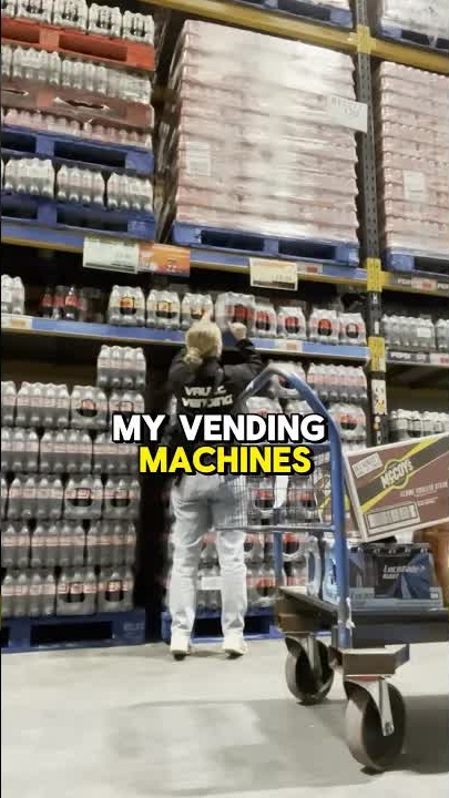 Vending machine business owner reveals weekly profits!