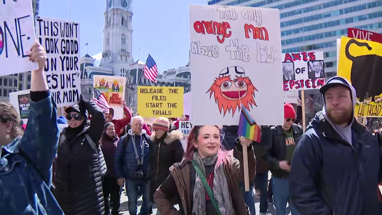 No Kings Philadelphia: Thousands march through Center City protesting ...