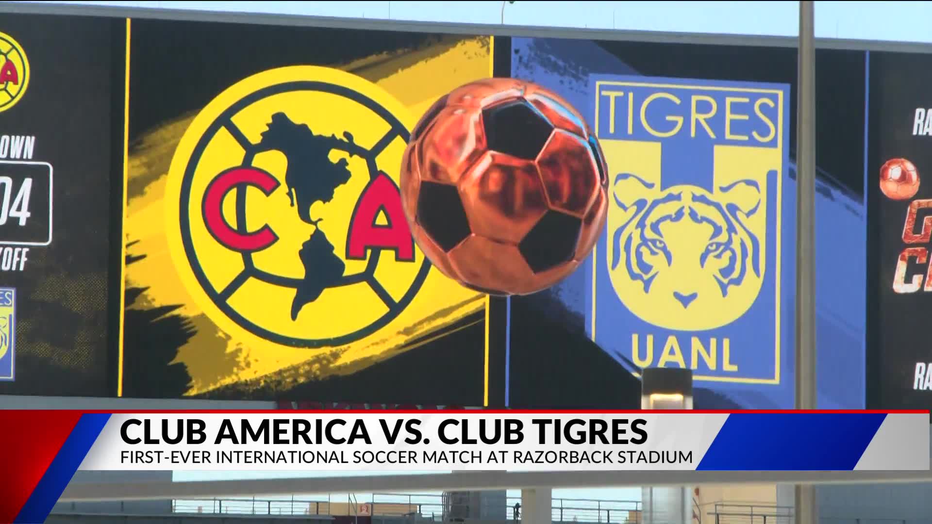Razorback Stadium hosts first international soccer match
