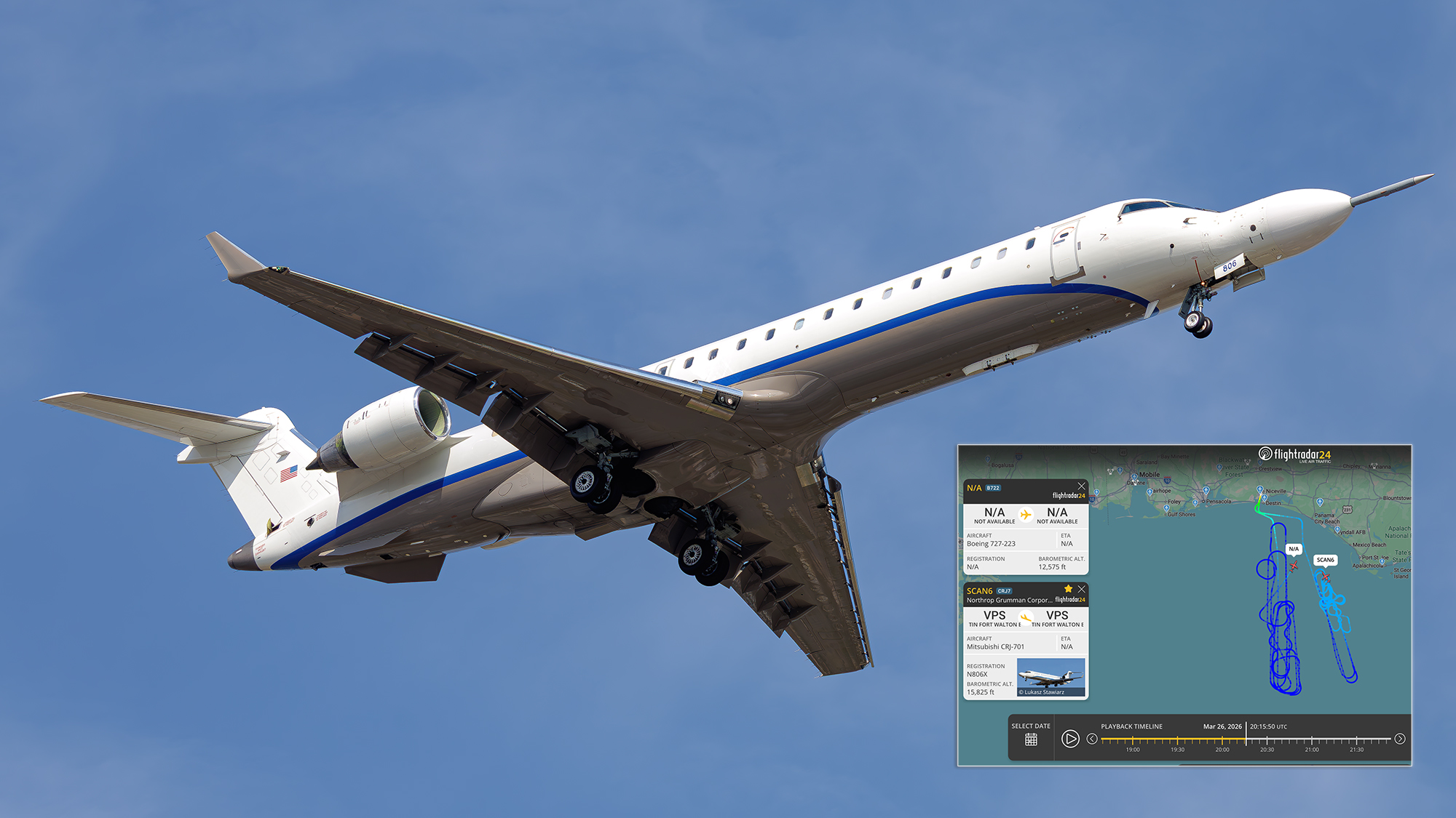 Northrop Grumman testbed with AIM-260-like nose spotted flying ...