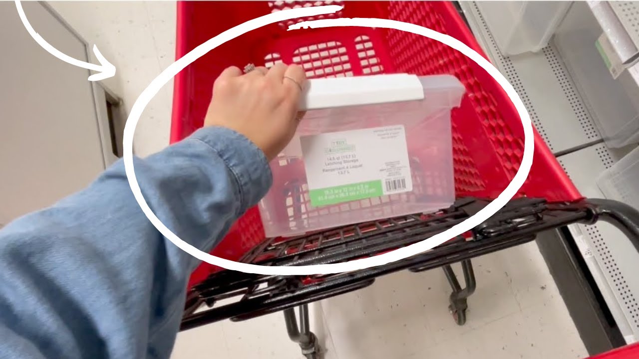 Buy a cheap plastic Michaels storage container for this hot new storage ...